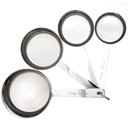 Stainless Steel Measuring Cups - Set of 4