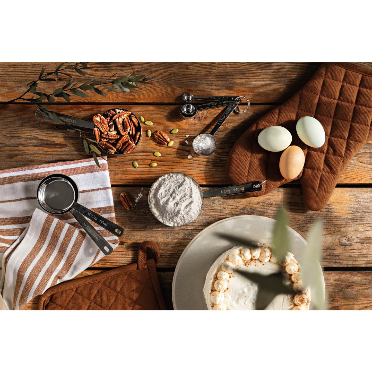 Stainless Steel Measuring Cups - Set of 4