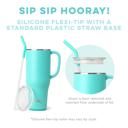 Mega Mug (40oz) - Retro Rainbow - Swig Life