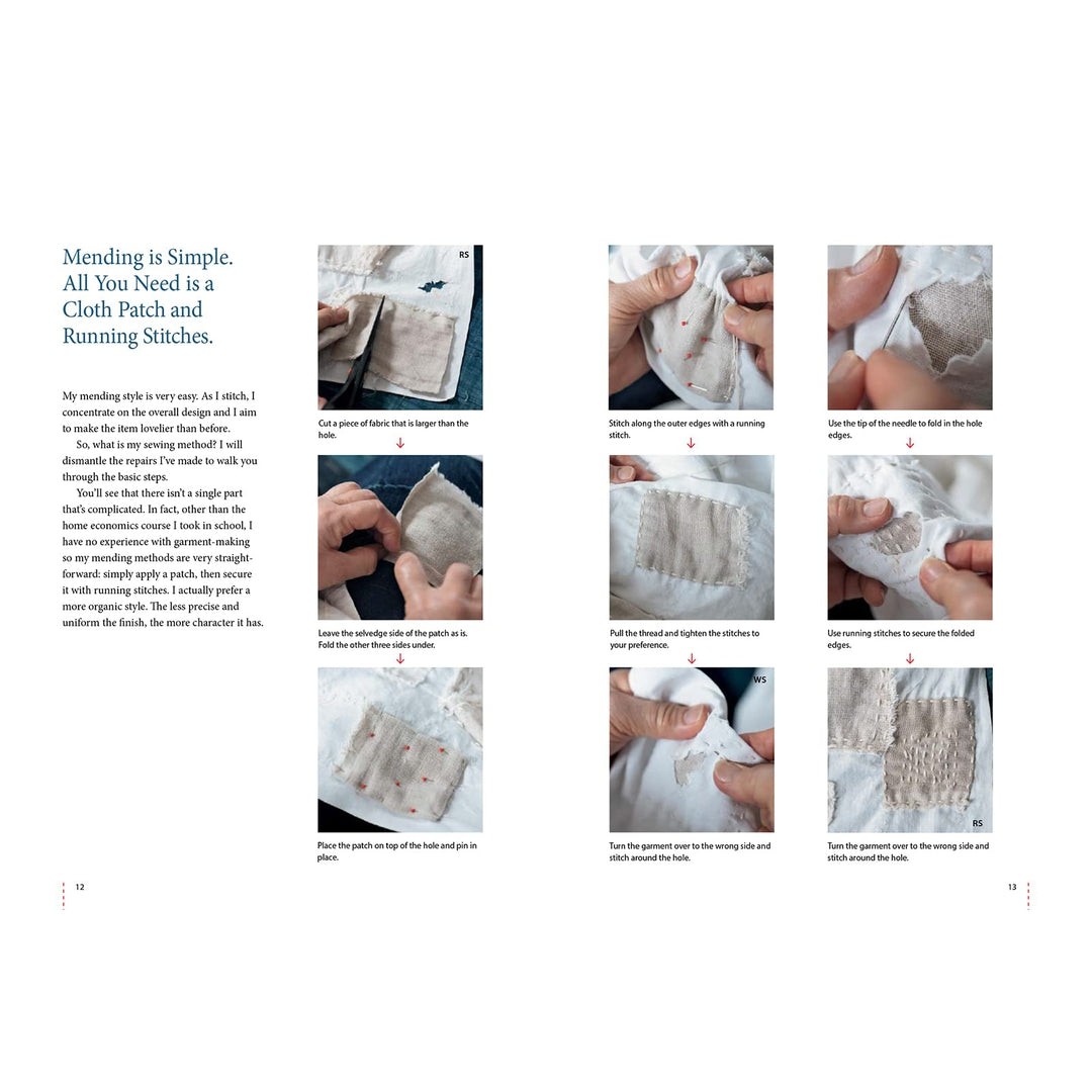 Mending with Boro - Japanese Running Stitch & Patching Techniques