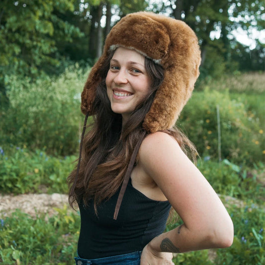 Alpaca Fur Mountie Hat