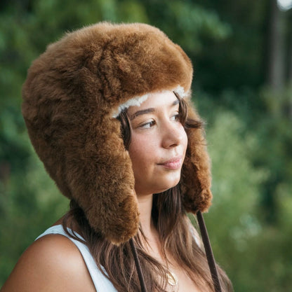 Alpaca Fur Mountie Hat