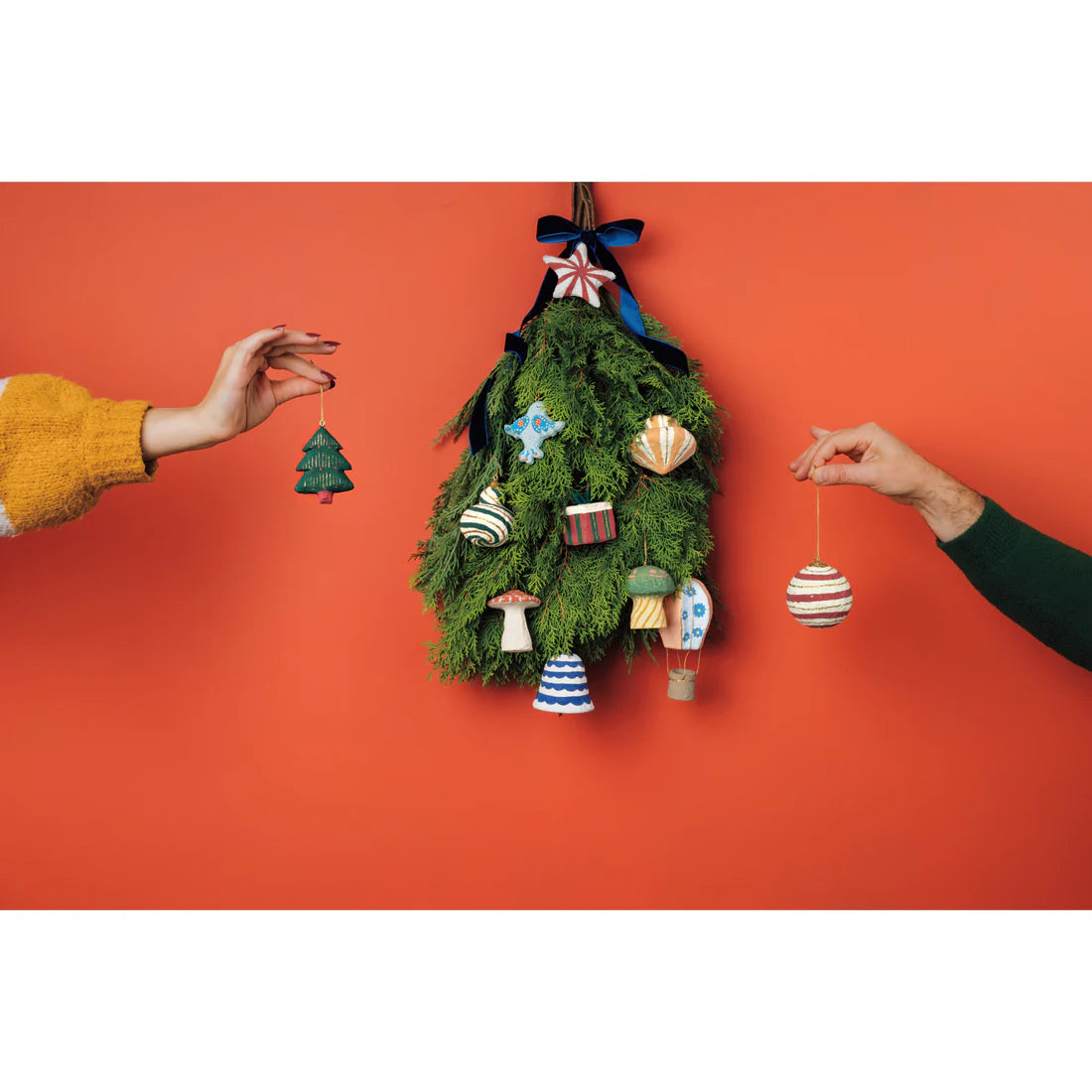 Mache Ornaments - Luminous Jewels