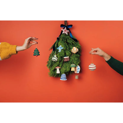 Mache Ornaments - Luminous Jewels