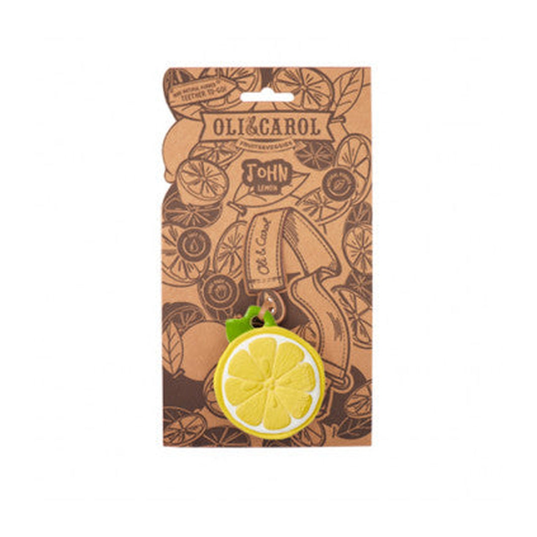 Natural Rubber Teether - John Lemon