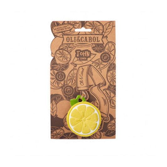Natural Rubber Teether - John Lemon