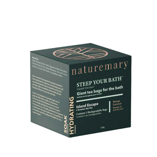 Naturemary Bath Tea Bags - Island Escape Hydrating Blend - Mango Coconut