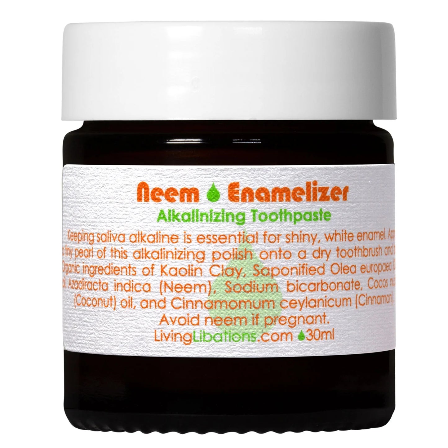 Neem Enamelizer Alkalinizing Toothpaste by Living Libations