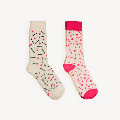 Pima Socks - Hearts & Arrows - Pack of 2