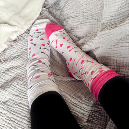 Pima Socks - Hearts & Arrows - Pack of 2