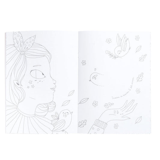 Parisiennes Colouring Book by Moulin Roty Baby and Kids Moulin Roty Prettycleanshop