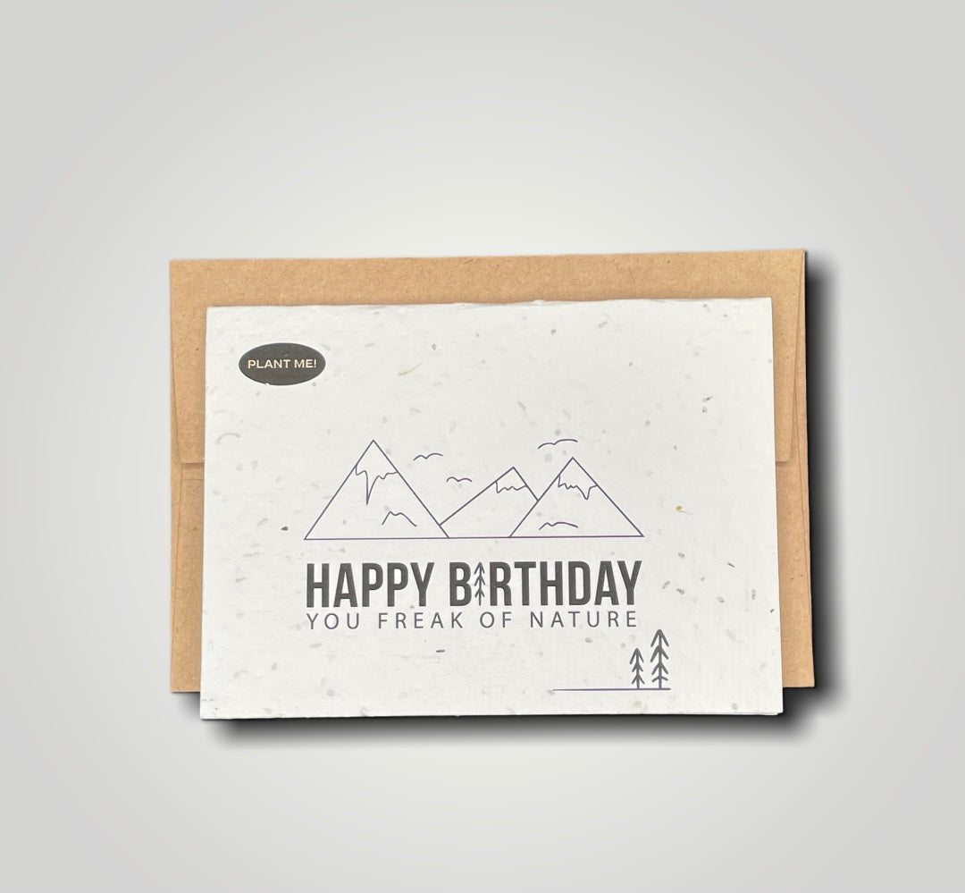 Plantable Greetings Cards - Birthday