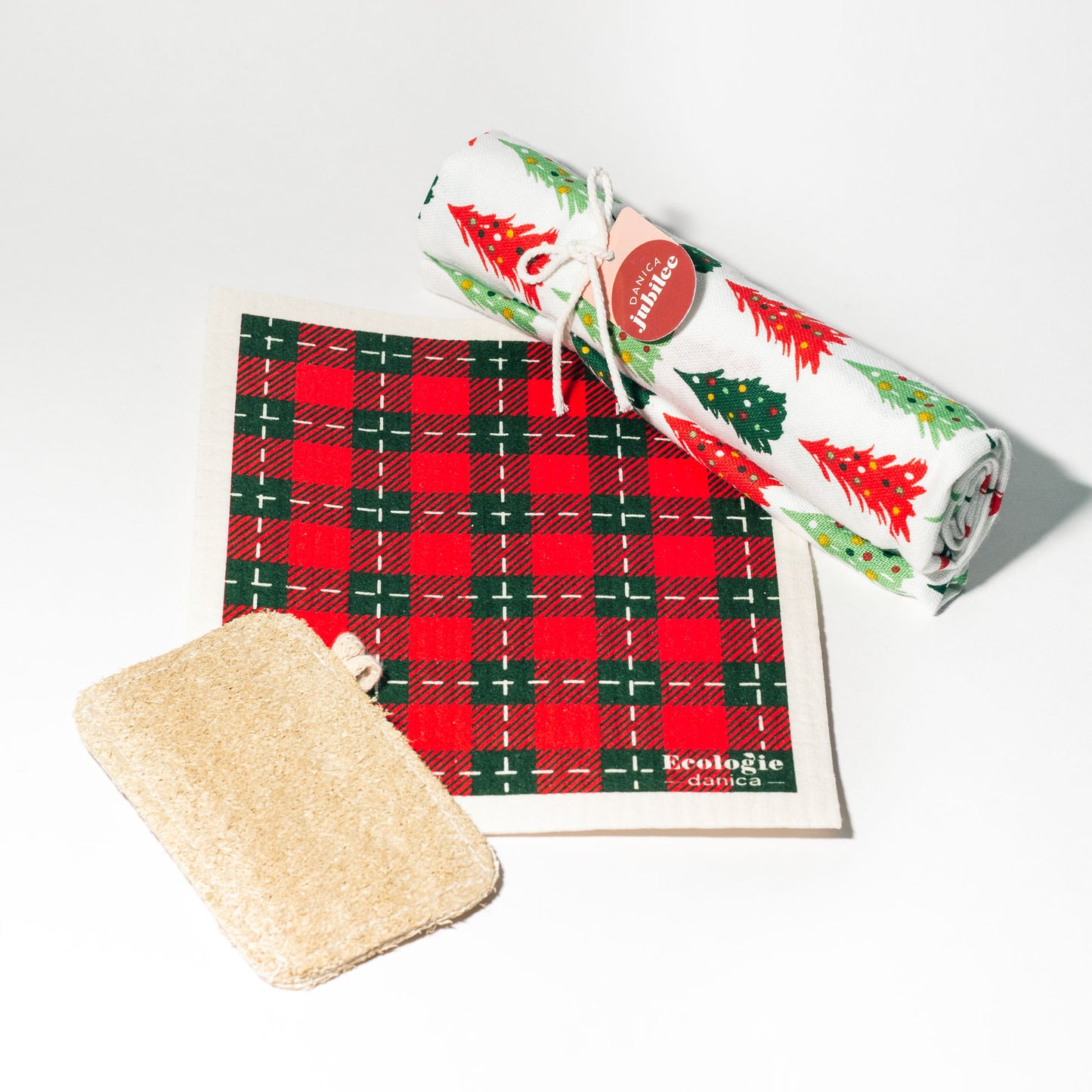 Holiday Clean Kitchen Gift Set / Tartan