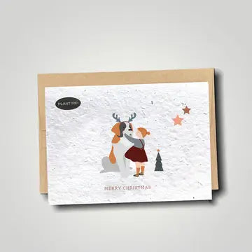 Holiday - Little Girl & Dog