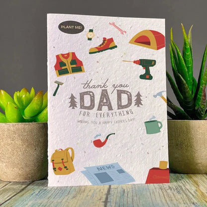 Plantable Greetings Cards - Dad