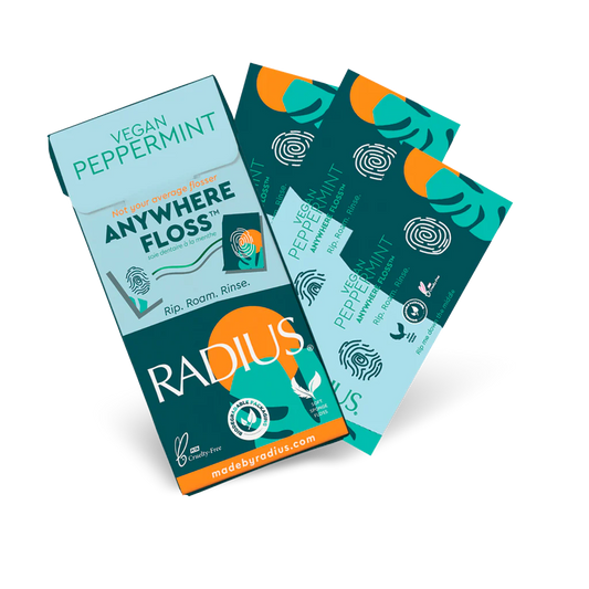 RADIUS Vegan Peppermint Anywhere Floss