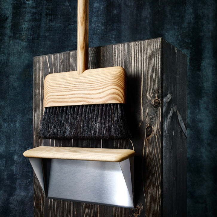 Magnetic Broom and Dustpan Set Extra Large by Redecker
