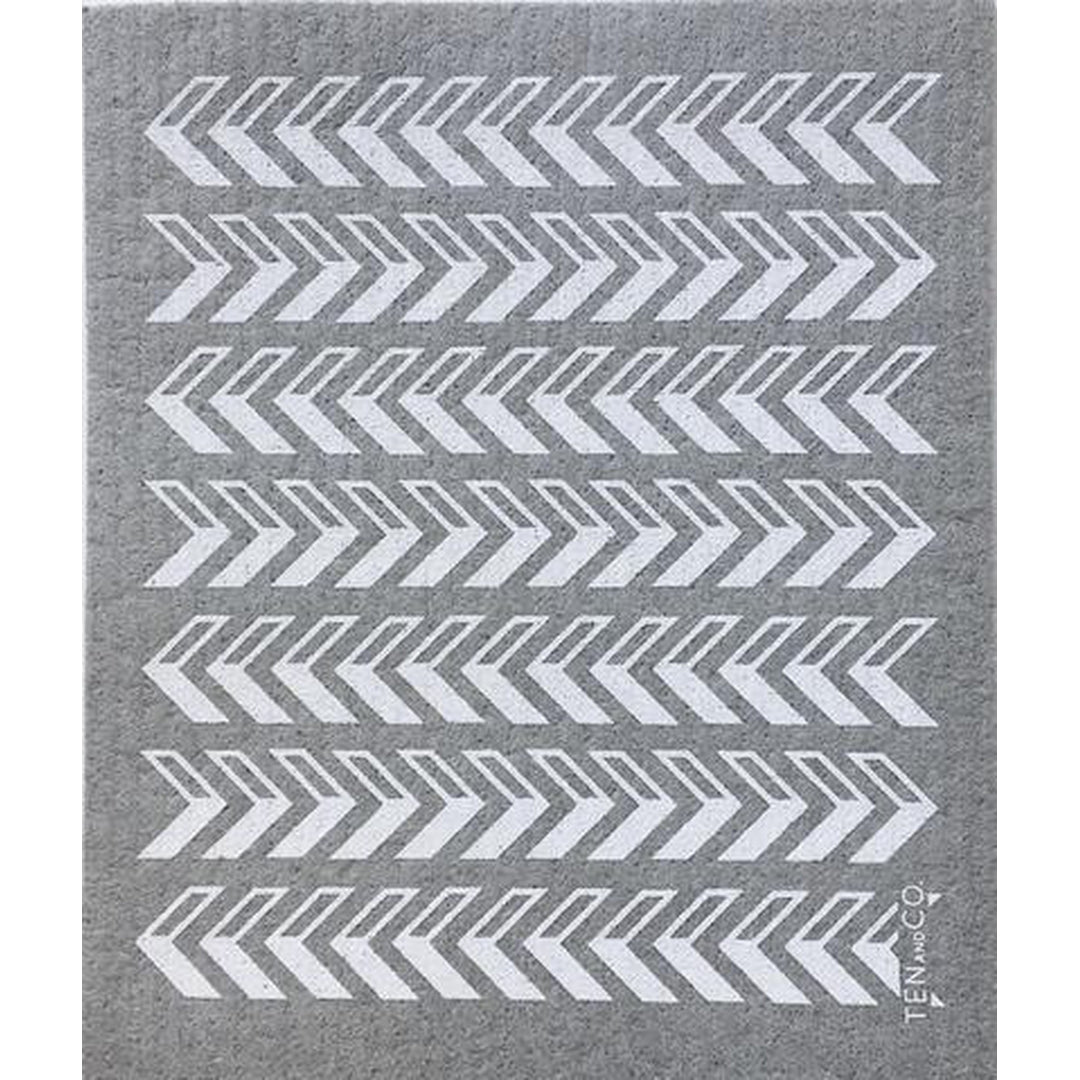 Reusable Swedish Sponge Cloth - Geometric - by Ten & Co
