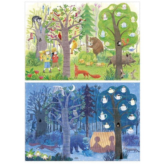 Reversible Puzzle Night and Day 54pc-Jigsaw Puzzles-Pretty Clean Shop
