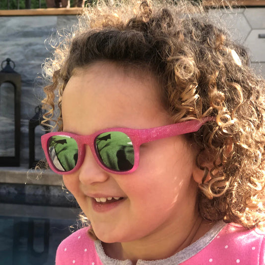 RoShamBo Kelly Kapowski Pink Shades w/ Mirrored Purple Lenses