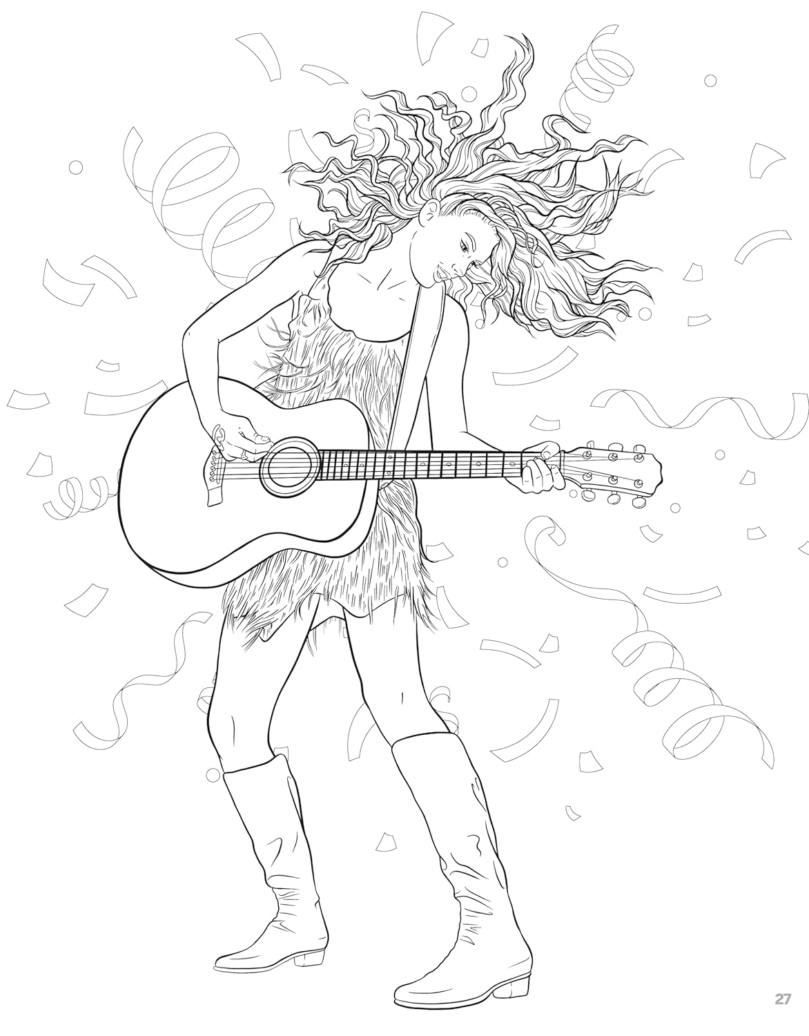 SUPER FAN-tastic Taylor Swift Coloring & Activity Book: 30+ Coloring Pages, Photo Gallery, Word Searches, Mazes, & Fun Facts