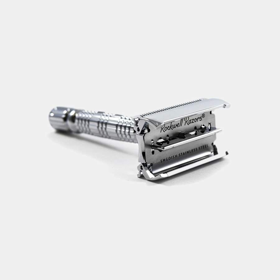 Safety Razor R1 butterfly Gunmetal by Rockwell