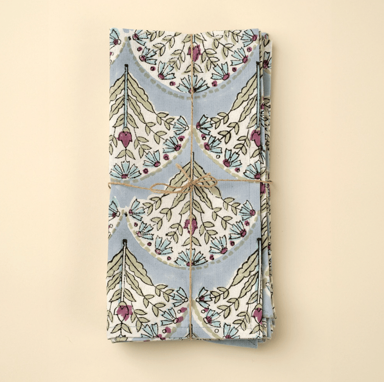Block Print Napkins (Set of 4) | prettycleanshop