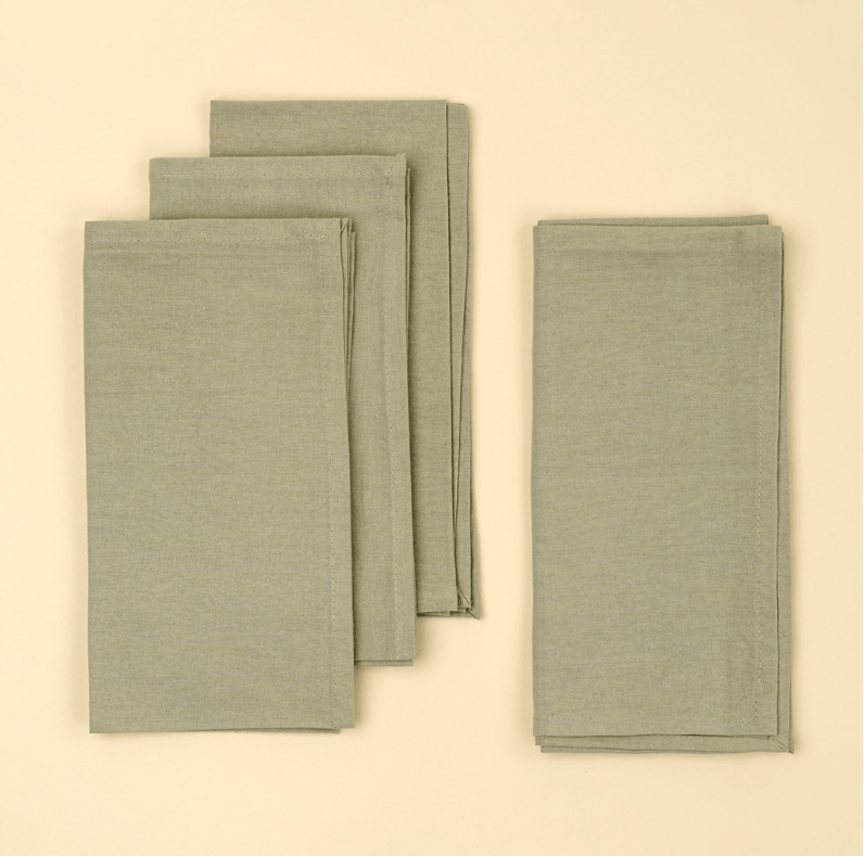 Calla Cotton Napkins (Set of 4) | prettycleanshop