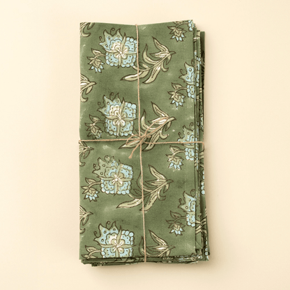 Block Print Napkins (Set of 4) | prettycleanshop