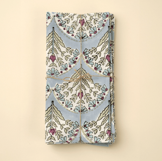Block Print Napkins (Set of 4) | prettycleanshop.myshopify.com