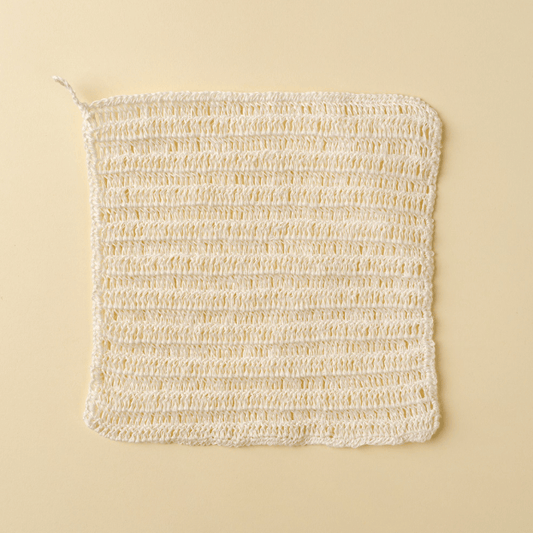 Crocheted Hemp Wash Cloth | prettycleanshop.myshopify.com