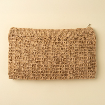 Crocheted Jute Clutch Bag