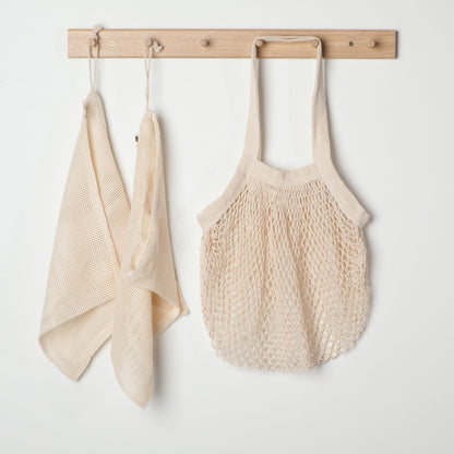 Le Marche Net Shopping Bag -  Cotton String Natural