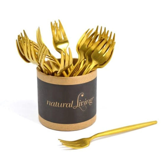 Small Metal Fork - Gold Finish