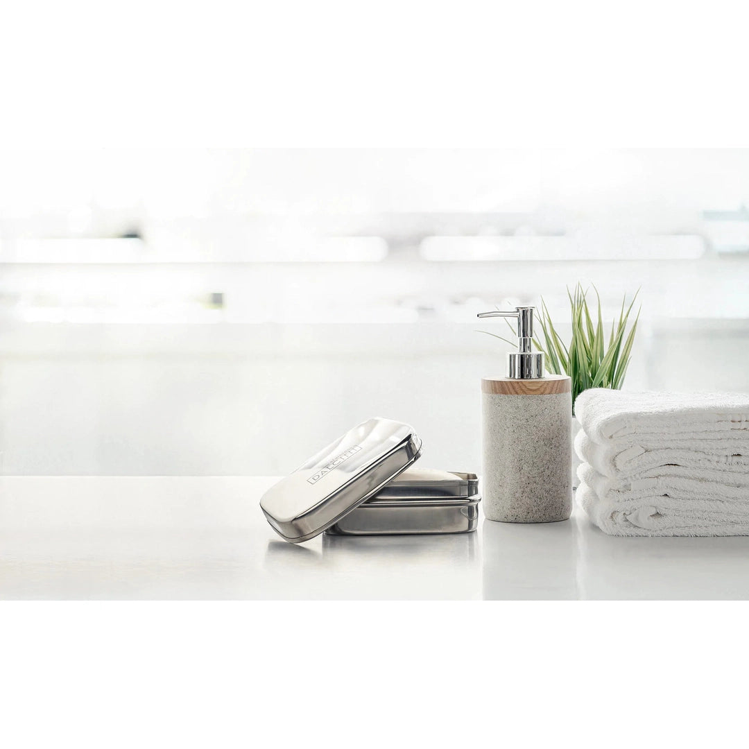 Soap Dish - Stainless Steel Travel Soap Holder