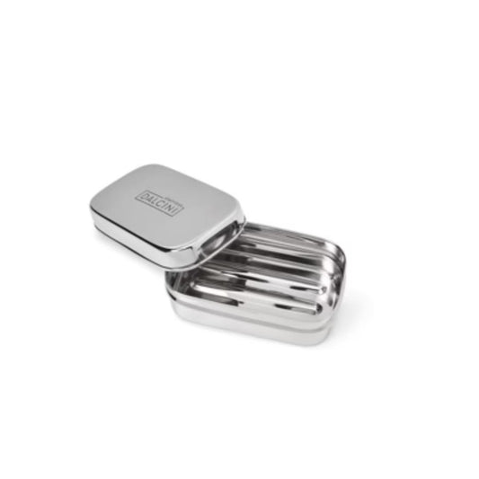 Soap Dish - Stainless Steel Travel Soap Holder