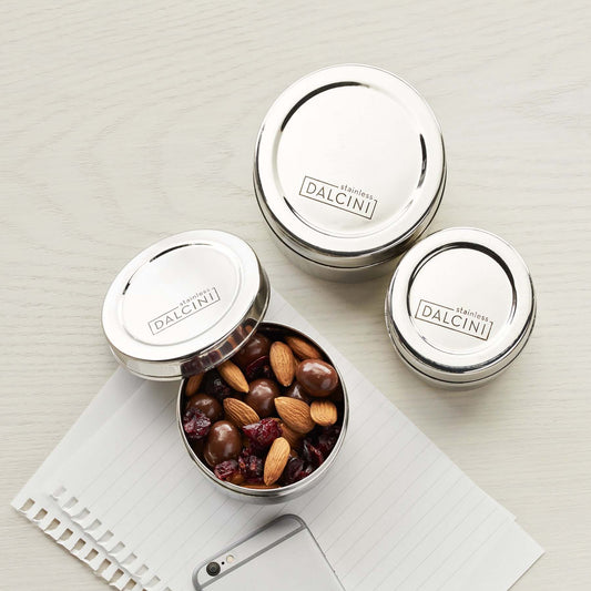 Stainless Steel 3 Nesting Round Snack Trio