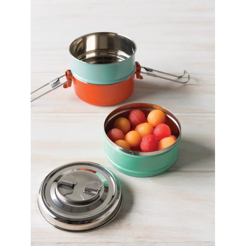 Stainless Steel Tiffin 3-tier 6in