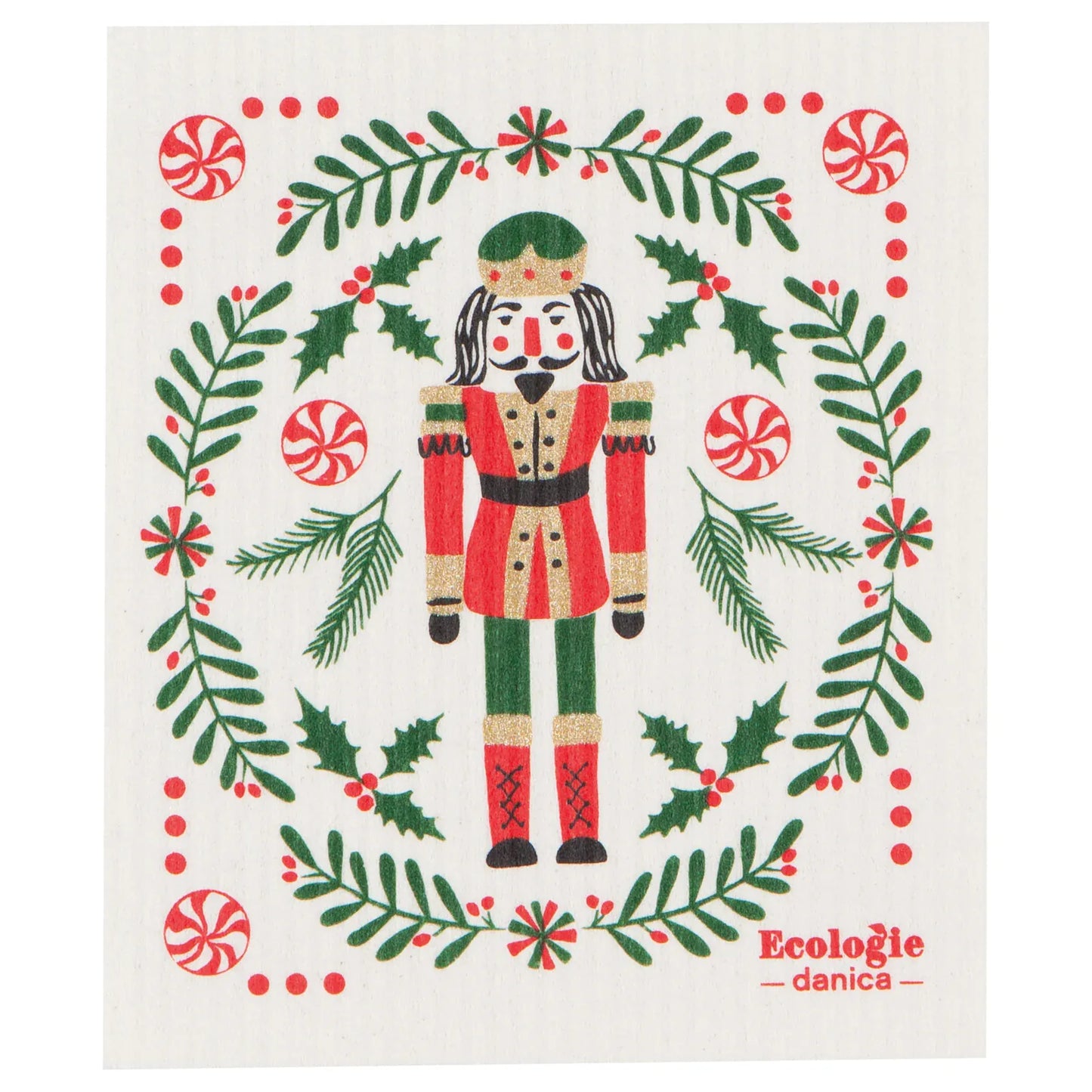 Reusable Swedish Dishcloth / Sponge - Holiday/Winter Themed | prettycleanshop