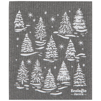 Reusable Swedish Dishcloth / Sponge - Holiday/Winter Themed