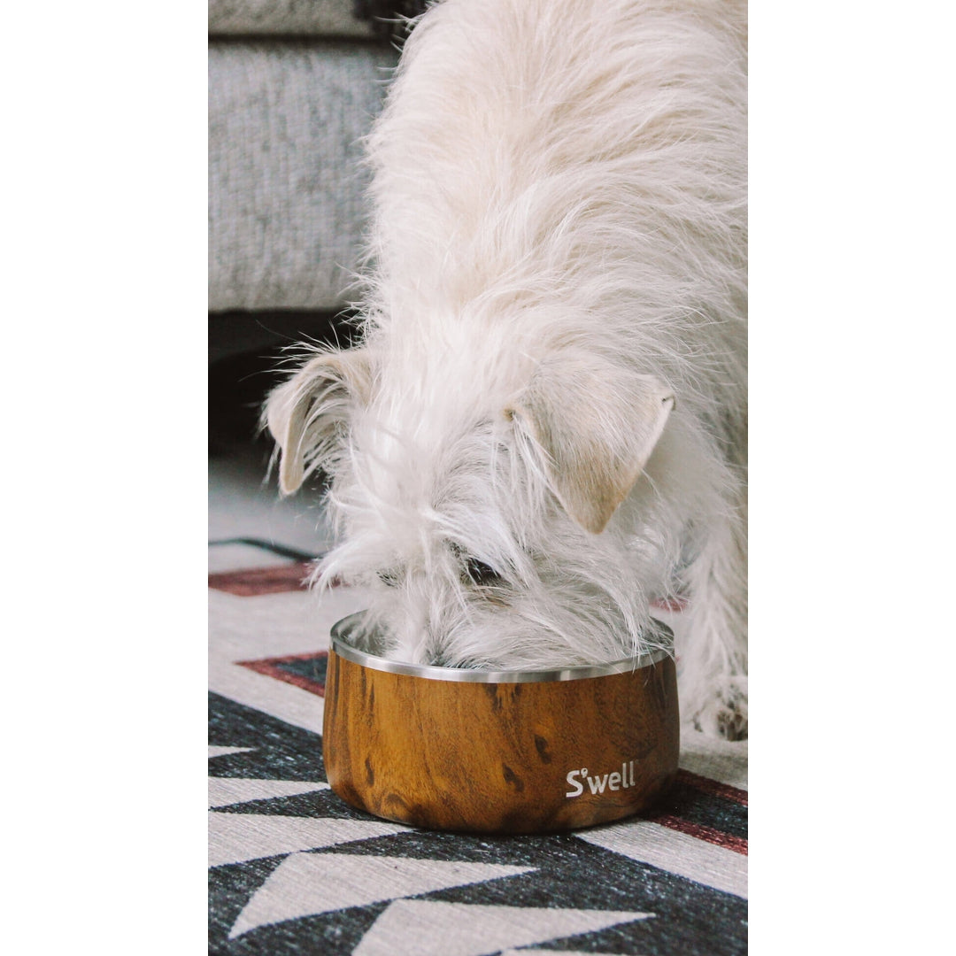 Swell Pet Bowl Teakwood