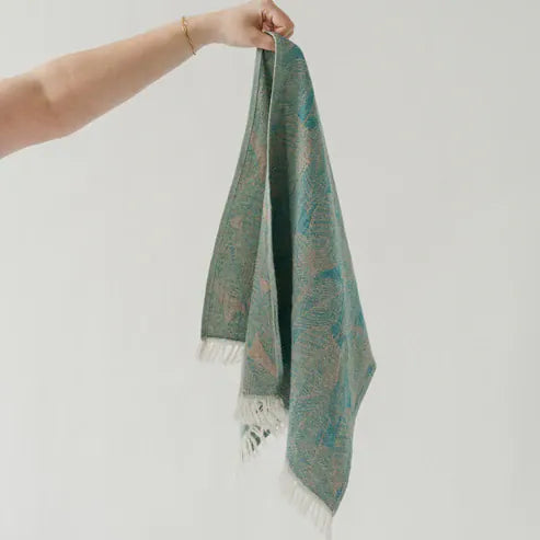 Hand Towel - Leaf Appliqué | prettycleanshop.myshopify.com