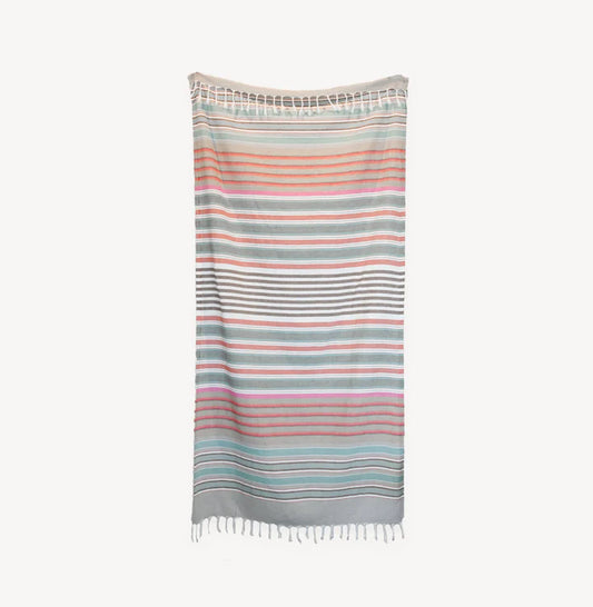 Towel - Patio Stripe - Shadow
