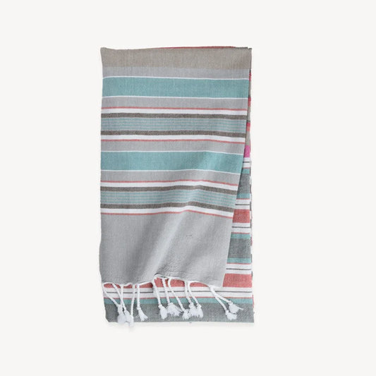 Towel - Patio Stripe - Shadow
