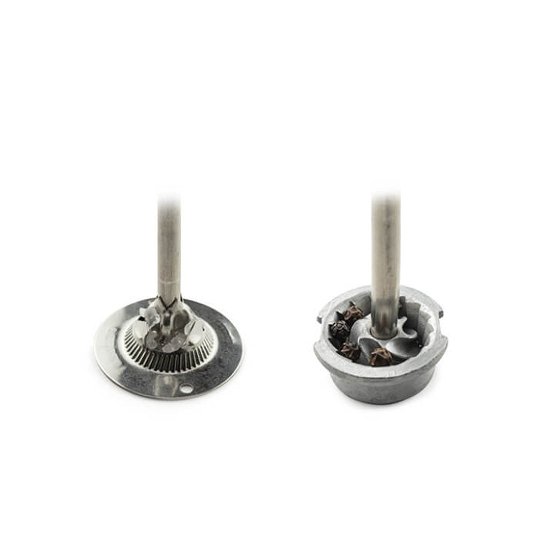 Tahiti Duo Hiver Salt & Pepper Mill Set - Taupe and Chocolate Brown