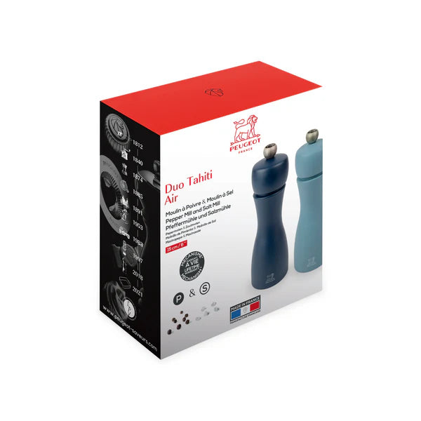 Tahiti Duo Salt & Pepper Mill Air Set - Blue