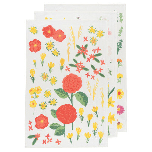 Tea Towels Floursacks 100% Cotton - Set of 3
