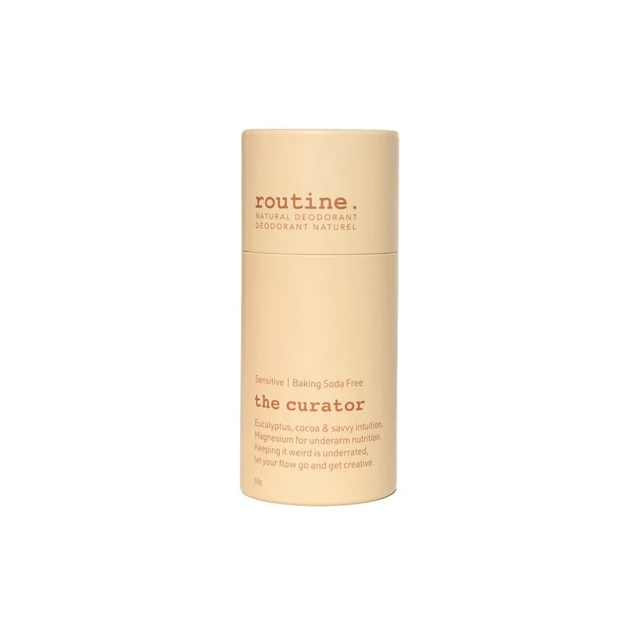 The Curator - STICK Routine Natural Deodorant Baking Soda Free