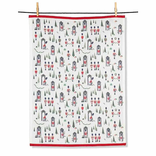 Holiday Toy Soldiers Kitchen Tea Towel-Kitchen Towels-Pretty Clean Shop