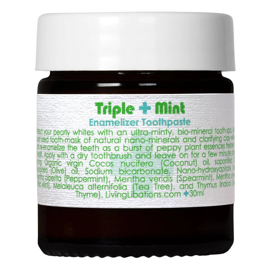 Triple + Mint Enamelizer Toothpaste by Living Libations